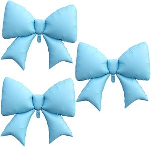 In the Trend Matte Bow Shape Aluminum Foil <b>Balloon</b> Model Y-1213-60 Mix Color Birthday Party Event <b>Decorations</b> Arrangement - Product Image 1