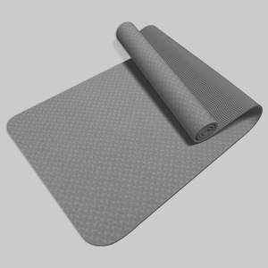 Dropshipping ZJFIT Tapete de <span class=keywords><strong>Yoga</strong></span> Ecológico de Doble Capa de 6mm TPE, Rectangular, con Correa de Transporte, Antideslizante, Plegable, Duradero, con Logotipo Personalizado, Protección UV - Product Image 1