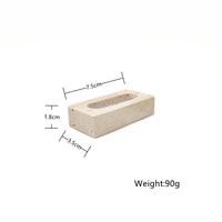 NANWEI Pierre Moderne Travertin Durable Fait Main Porte-Serviettes en Papier Anneau de Serviette Carton Salle de Bain Vanity Essentials Usage Quotidien