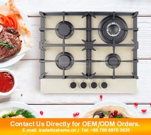 Cocina a Gas Professional Manufacturer 24 Inch Placa Glass 4 Burner Cooktop for Home Cooking - Product Image 4