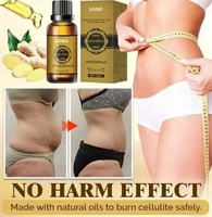 Vente en gros 100 Gingembre naturel 30ml Drainage du ventre Huile essentielle de gingembre Huile de massage