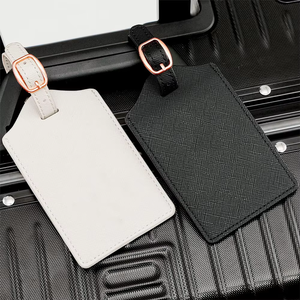 Özel seyahat bagaj etiketleri PU deri seyahat etiketleri bavul etiketleri kimlik kartları ile tanımlayıcılar - Product Image 3