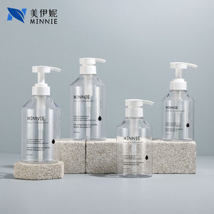 Minnie Plastic Lotion <b>Bottle</b> 300ml 500ml 600ml <b>Pump</b> Dispenser For <b>Shampoo</b> Shower Gel Body Lotion Travel Use - Product Image 1