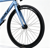 Vélo de montagne en alliage d'aluminium - Vélo de course à guidon haut pour adultes et étudiants, vélo de banlieue pour la pratique du VTT