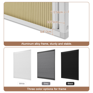 Persianas Celulares Térmicas con Filtro de Luz ZSHINE, Persianas de Panal Manuales con Marco, Persianas Inalámbricas para Ventanas, Pantalla Personalizable - Product Image 2