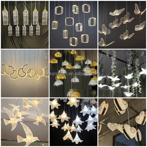 SMOOTH Cozy <b>LED</b> Lit Christmas <b>Tree</b> Shape Hanging Pendant <b>Light</b> Chandelier for Wedding Christmas Party Outdoor Holiday Decor - Product Image 6