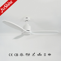 Ventilateur de plafond intelligent 1stshine avec moteur DC, compatible Wi-Fi et commande vocale, économe en énergie, innovant, durable, pour la décoration intérieure
