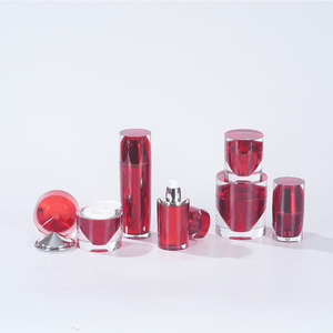 Dày Tường Acrylic Bao Bì Mỹ Phẩm Hình Dạng Độc Đáo Chăm Sóc Da Lọ Cho Kem Chai Nhựa Chăm Sóc Da Huyết Thanh - Product Image 5