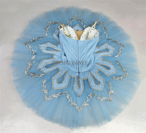 Profesional de alta calidad tamaño personalizado luz azul rendimiento niño tutú de Ballet - Product Image 2