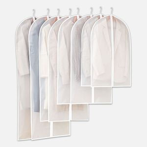 Housses à vêtements personnalisées avec logo, en PEVA, pour la protection des vêtements et le rangement dans le placard, housses de protection en plastique pour vêtements de créateur - Product Image 6
