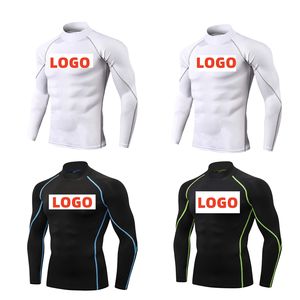 Camiseta de Baloncesto Personalizada para Hombre - Camiseta de Compresión de Manga Larga para Verano, Secado Rápido y Transpirable para Correr y Gimnasio, Venta al Por Mayor - Product Image 2