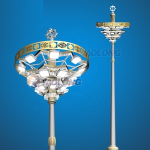 Yaolong Aluminium/Stahl Basketball Court Stadium führte 15m 16m hohen Mast Lichtmast mit 6 Flutlichtern - Product Image 4