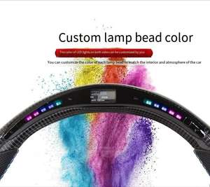 SOON TODA Volant de sport en fibre de carbone LED modifié pour <span class=keywords><strong>BMW</strong></span> Série E Série F ZC-E90-T002-YD - Product Image 5