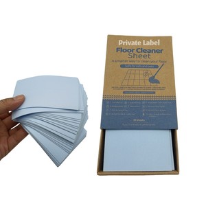 Toallitas Limpiadoras de Pisos Naturales Biodegradables Multiusos, Tiras de Detergente Concentrado para Limpieza de Pisos - Product Image 2