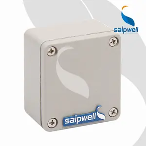 SAIPWELL-carcasa pequeña de aluminio IP66, 64x58x35mm