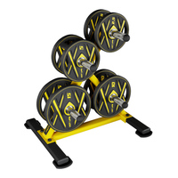 Nouveau design de support de stockage d'arbre de plaque de poids de pare-chocs de gymnase de nouveau style