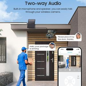 3MP Ultra HD Outdoor <b>Solar</b> Security Surveillance CCTV <b>Camera</b> System 4G WiFi Camouflage Trail Hunting IP65 PTZ Network <b>Camera</b> - Product Image 4