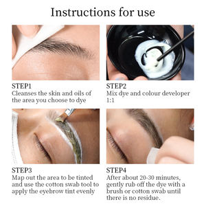 <span class=keywords><strong>Mascara</strong></span> <span class=keywords><strong>professionnel</strong></span> <span class=keywords><strong>semi</strong></span>-<span class=keywords><strong>permanent</strong></span> couleur sourcils cils colorant sourcil cils teinte Kit crème 15 ML sain et beauté - Product Image 3