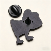Broche en alliage peinte motif canard de dessin animé adorable - Badge en métal au design animalier créatif pour sacs et cadeaux personnalisés