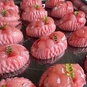 NOUVEAU Jouet Squishy Crème de Miel Rose Viral - Super Collant et Rebondissant, Anti-Stress, Cadeau Thème Alimentaire pour Enfants et Adultes - Product Image 2