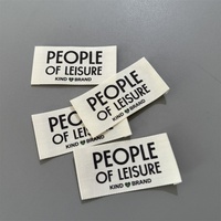 Meilleur prix pour des étiquettes de vêtements personnalisées en coton imprimées, à coudre, de forme carrée, lavables