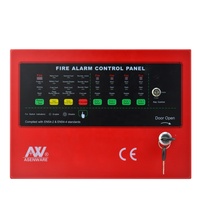 Panneau de commande d'alarme incendie conventionnel filaire ASENWARE 4 zones 2