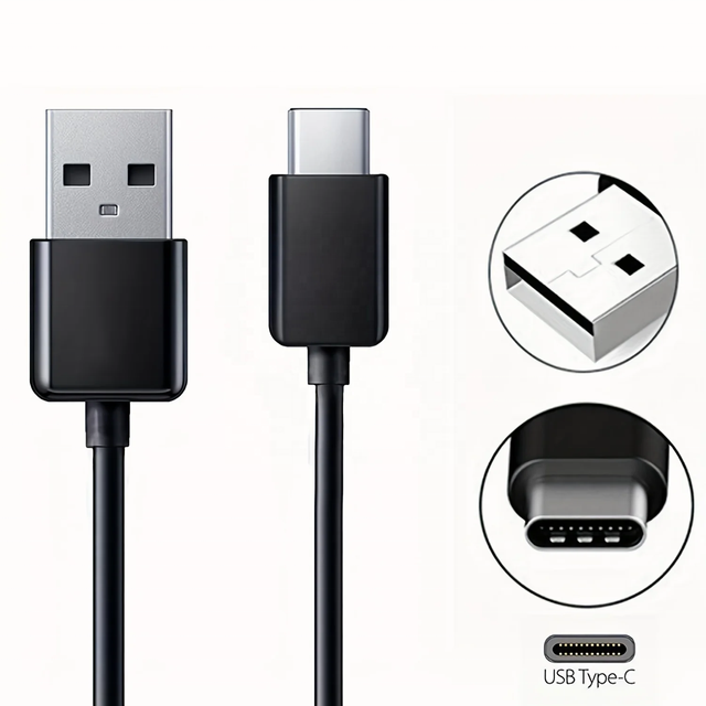 HNT 1M 3A Fast Charging Mobile USB a to USB C Cable USB Type C TPE Cable PD Data Transfer Cable for Phone Pad Laptop