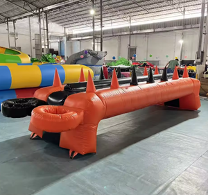 Jeu de course gonflable compétitif, structure gonflable sportive pour parc urbain, enfants et adultes, bon prix, en promotion - Product Image 3