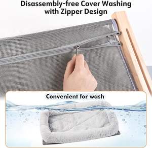 Cadre en bois et métal pour grands chats seuil <span class=keywords><strong>de</strong></span> chat perchoir <span class=keywords><strong>de</strong></span> fenêtre robuste hamac siège <span class=keywords><strong>de</strong></span> fenêtre <span class=keywords><strong>avec</strong></span> housse <span class=keywords><strong>de</strong></span> <span class=keywords><strong>coussin</strong></span> facile à ajuster lit <span class=keywords><strong>de</strong></span> chat - Product Image 4