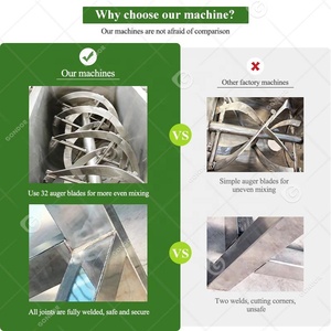 50Kg 200Kg 500Kg Ribbon Khô Xà Phòng Chất Tẩy Rửa Tắm Bom Máy Xay Sinh Tố Bột Trộn Trộn Máy Cho Máy Trộn Bột - Product Image 4