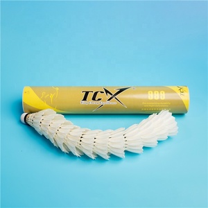 Venta Especial <span class=keywords><strong>TCX</strong></span> 999: Volantes de Plumas de Ganso de Alta Calidad para Torneos, con 3 Capas de Corcho - Product Image 3