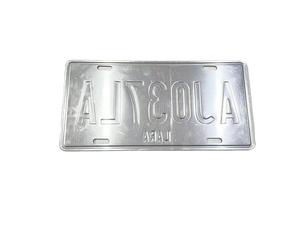 Pelat Nomor Aluminium Populer, Frame Bingkai Timbul, Huruf, Plat Nomor untuk Mobil