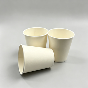 Gobelet en papier jetable, simple face, enduit de PE, matière première imperméable, taille personnalisée pour café chaud, thé, restauration - Product Image 1