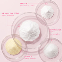 Serum Mata Medicube Salmon DNA Peptide dengan Niacinamide untuk Garis Halus dan Warna Kulit Tidak Merata, Krim Mata PDPN Pink Peptide