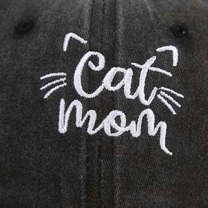 New Men Women <b>Alphabet</b> Washed Custom Hats logo Embroidery Outdoor Sports Washed Cotton Visor Baseball Hat Wholesale - Product Image 6