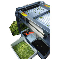 Machine à décortiquer, éplucher et égrener les haricots verts, les pois et les fèves, avec moteur