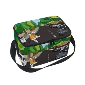 Nouvelle sacoche isotherme de haute qualité avec imprimé Puakenikeni, sac à déjeuner portable en tissu Oxford pour repas - Product Image 1