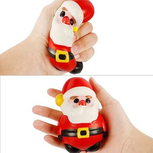 Jouet Squishy Amy Rabbit en PU imprimé couleur, à récupération lente, Père Noël, cadeau promotionnel de Noël, vente en gros en stock - Product Image 4