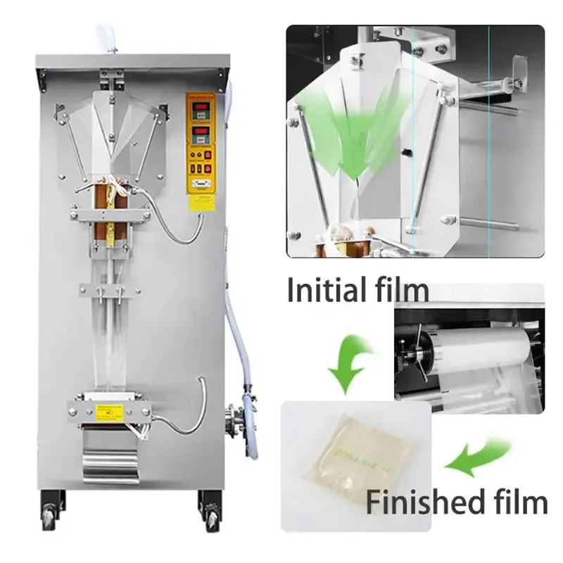 Production automatique de sacs en plastique pour boire des sachets d'eau pure Machine de remplissage Offre Spéciale en Afrique