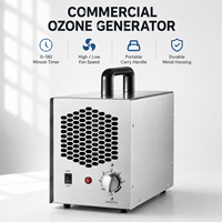 Dispositif d'élimination des odeurs à minuterie mécanique avec indicateur de puissance, ventilateur haute et basse vitesse pour usine, hôtel, nettoyage, générateur d'ozone