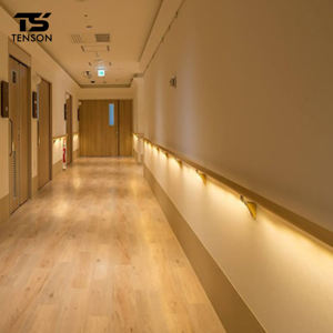 <span class=keywords><strong>Main</strong></span> <span class=keywords><strong>courante</strong></span> d'escalier en acier inoxydable intégrée à des <span class=keywords><strong>LED</strong></span> - Garde-corps moderne en panneaux de verre avec spots pour escaliers intérieurs commerciaux - Product Image 3