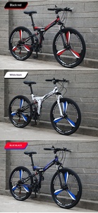 Bicicleta de Montaña Plegable de <span class=keywords><strong>26</strong></span> Pulgadas, Cuadro de Acero al Carbono, <span class=keywords><strong>King</strong></span> Kong, 21 Velocidades, Doble Freno de Disco, Suspensión Trasera, para Adultos, Venta al Por Mayor del Fabricante - Product Image 6