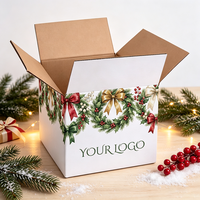 Cajas de Envío Corrugadas OEM Premium RSC, Cajas de Papel Kraft Ecológicas con Diseños Festivos