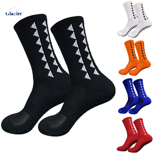 Tùy Chỉnh Nhiều Màu Sắc Bóng Đá Vớ Thể Thao Người Đàn Ông Cotton Chống Trượt Crew Bóng Đá Grip Vớ - Product Image 1