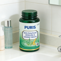 Capsules de spiruline OEM, complément alimentaire super-aliment pour soutenir le système immunitaire, l'énergie et la nutrition des adultes