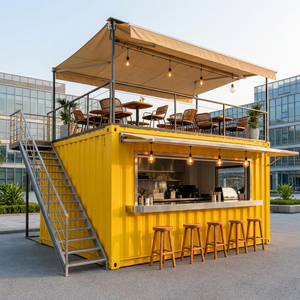 Contenedor Plegable <span class=keywords><strong>de</strong></span> Acero Portátil, Completamente Ensamblado, Estilo Moderno <span class=keywords><strong>de</strong></span> Mediados <span class=keywords><strong>de</strong></span> Siglo, Tipo High Cube, para Exteriores, Centros Comerciales, Parques, Playas y <span class=keywords><strong>Bares</strong></span> - Product Image 3