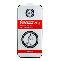 Bord en verre trempé fort 45 KG protecteur d'écran antistatique anti-poussière pour iPhone 11 Pro Max 12 13 14 Plus 15 16 Pro