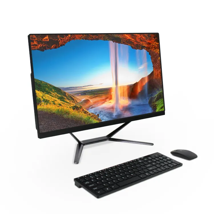 Bán Buôn 21.5Inch 23.6Inch Văn Phòng TrườNg Trò Chơi I3 I5 I7 Máy Tính Để Bàn Tất Cả Trong Một Pc Máy Tính