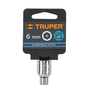 Juego de Llaves de Tubo de 6 mm, 6 Puntas, Accionamiento de 3/8'', Marca TRUPER - Product Image 3