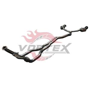 VORTEX SUS304 Valvetronic Catback+Tuyau avant pour AUDI RS5 B9 2.9T 2019-2025 Poli miroir 1.5mm Embout spécial Télécommande - Product Image 2